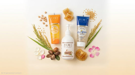 Glow & Nourish Trio: Chickpea & Rice Water Face Wash + Cocoa & Shea Butter Deep Hydration Body Lotion