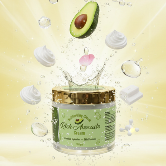 Rich Avocado Moisturizing Cream | Intensive Hydration & Skin Renewal | 100gm