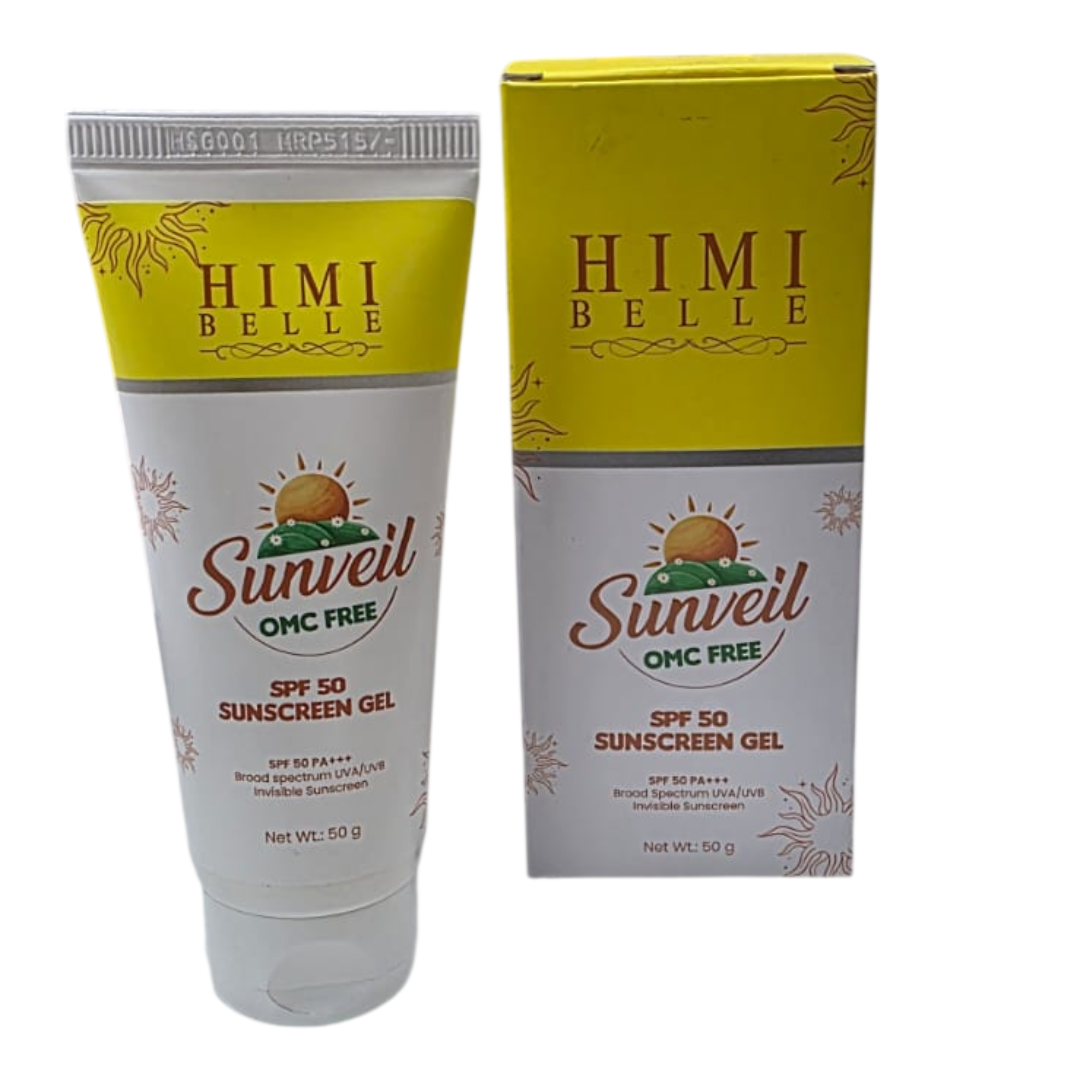 Sunveil SPF 50 Sunscreen Gel (50g) – OMC-Free Protection