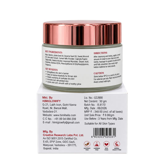 Aveline Camel Milk Restorative Cream