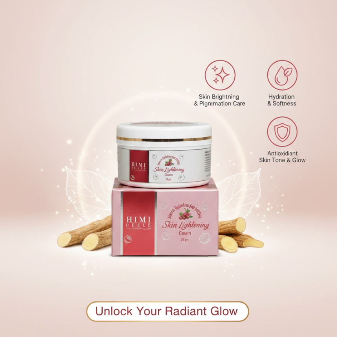 Himi Belle skin lightening cream ingredients with niacinamide for pigmentation